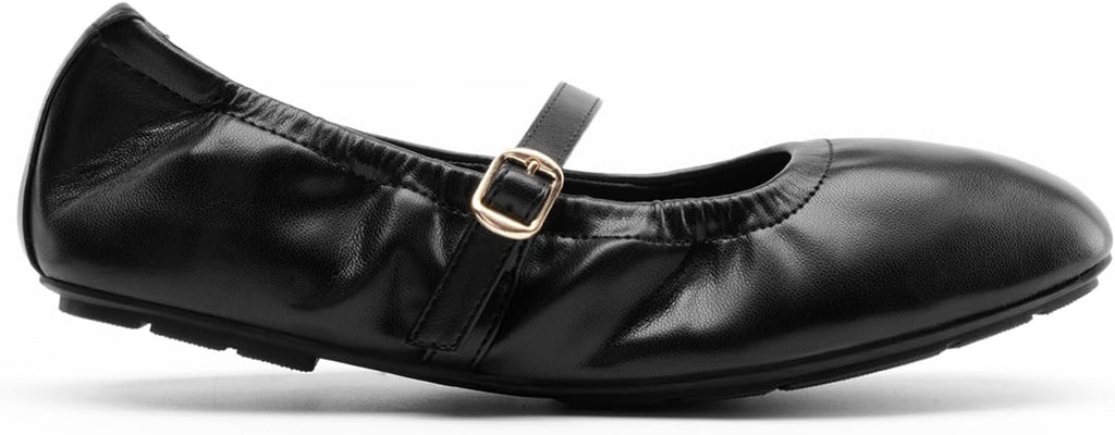 womens ballet flats foldable square toe mary jane flats comfortable slip on dress shoes business casual work mary jane shoes